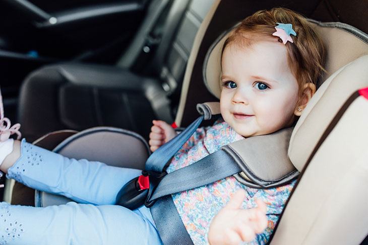 california car seat law accident