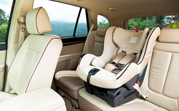 car hire abroad with car seat