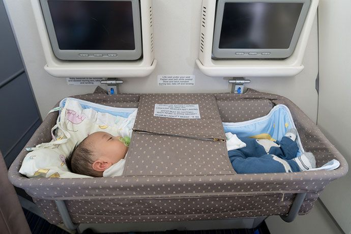 flying with infant on lap southwest