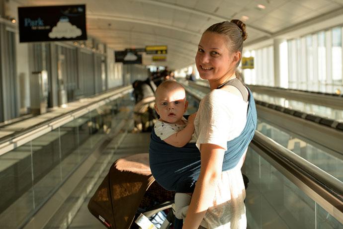 car seat carrier stroller airport