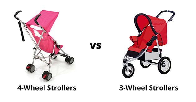 3-wheel Strollers Vs. 4-wheel Strollers