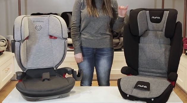 nuna aace booster seat caviar review