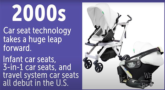 when were car seats invented in america