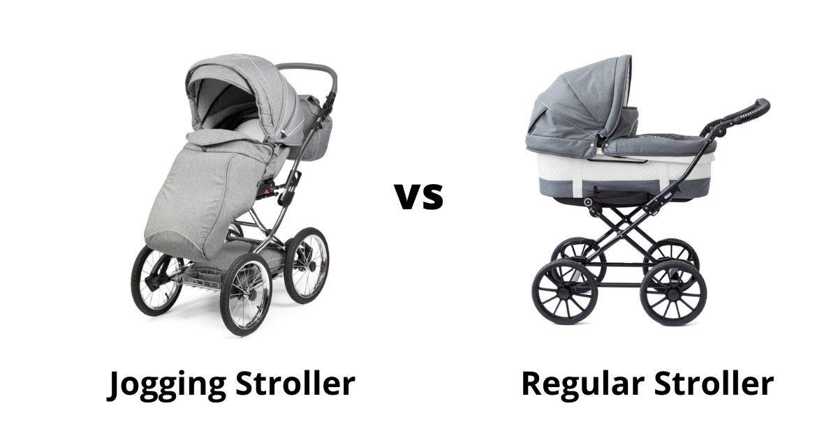 jogging stroller vs regular stroller