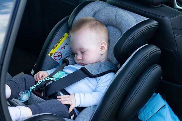 is it okay if baby sleep in car seat