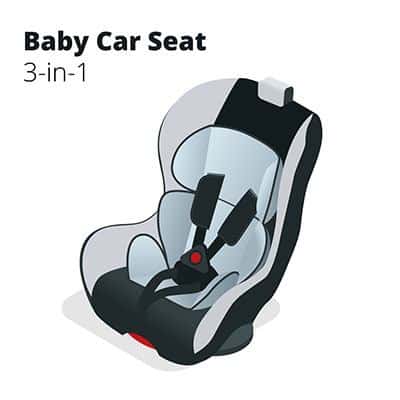 3 in 1 car seat